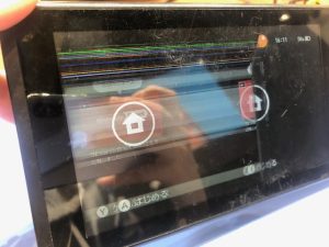 Nintendo Switch液晶交換。