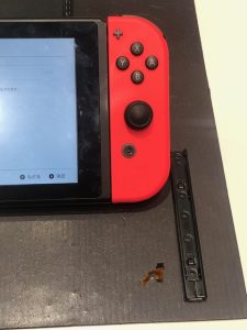 Nintendo Switch本体レール交換後２。