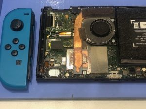 Nintendo Switch内部クリーニング前。