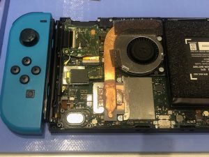 Niintendo Switch内部クリーニング後。